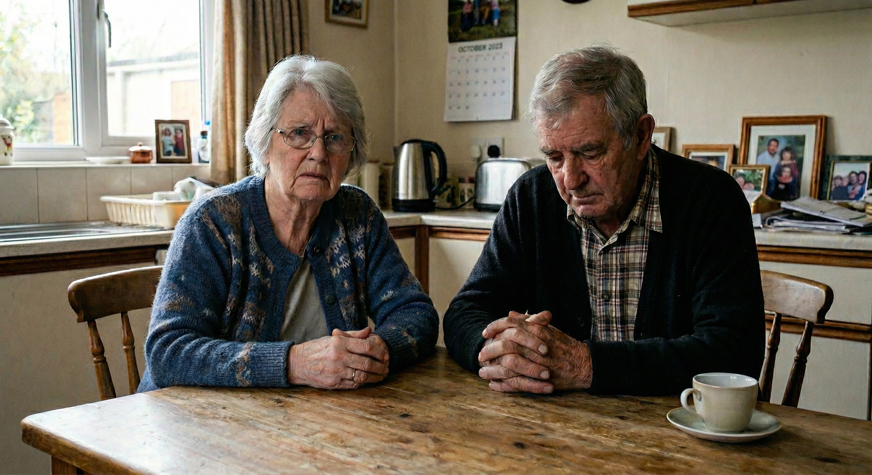 unhappy couple after being scammed